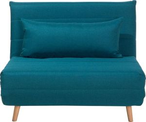 Beliani SETTEN Slaapbank 1-zit Blauw Kunststof