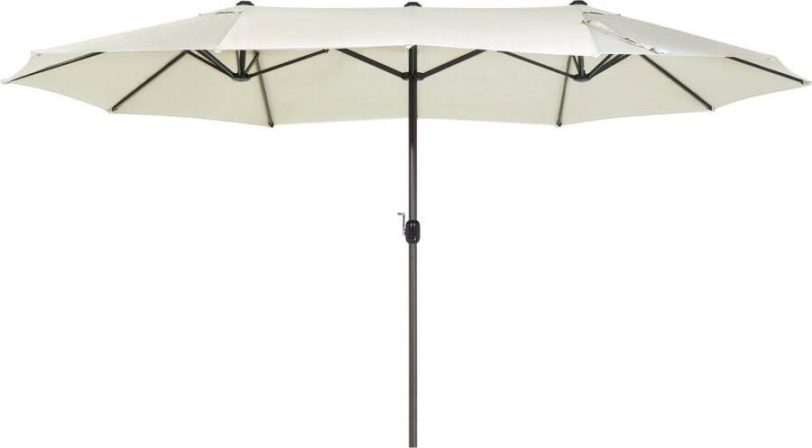 Beliani Sibilla Dubbele Parasol-beige-polyester