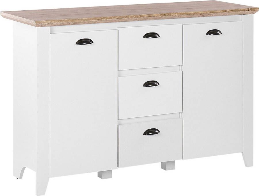 Beliani STAMFORD Sideboard Wit Vezelplaat