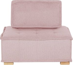 Beliani TIBRO Modulaire sofa Roze Kunststof
