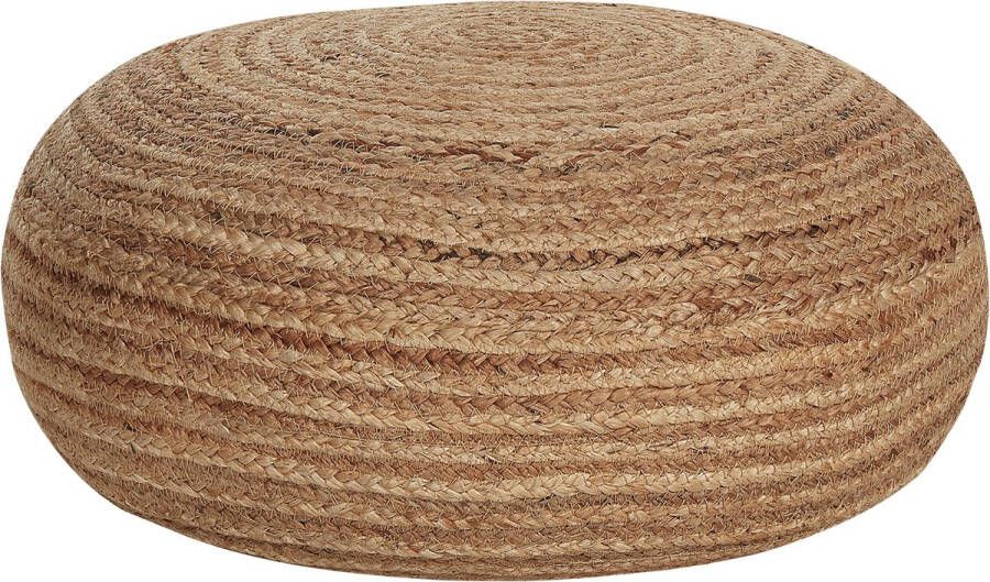 Beliani TIFELT Poef-Beige-Jute