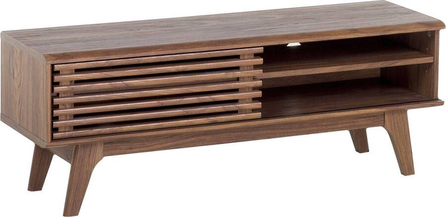 Beliani TOLEDO TV-meubel Donkere houtkleur MDF