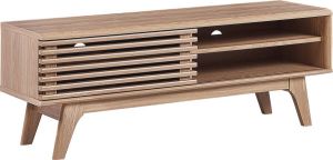 Beliani TOLEDO Tv meubel lichte houtkleur MDF