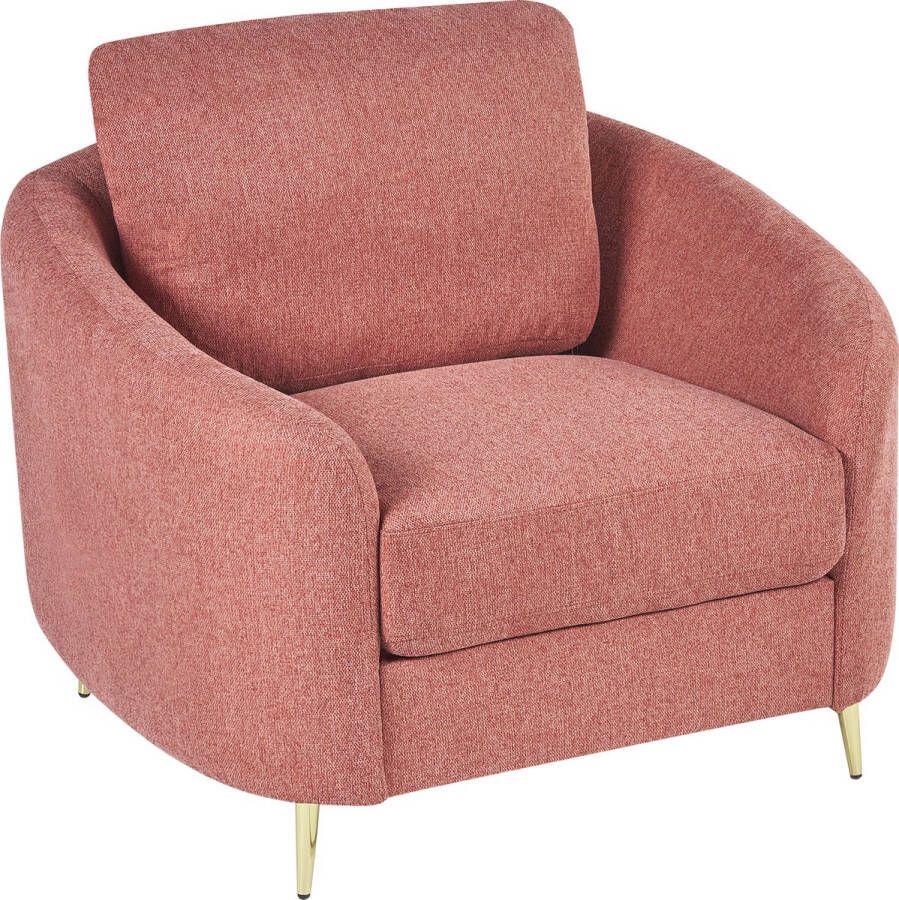 Beliani TROSA Fauteuil Roze Polyester