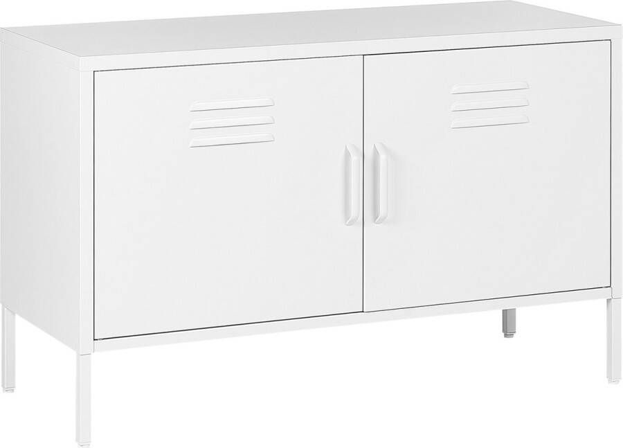 Beliani URIA Sideboard met 2 deuren Wit