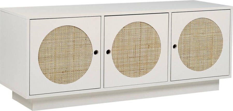 Beliani UYUNI Dressoir Wit Rotan