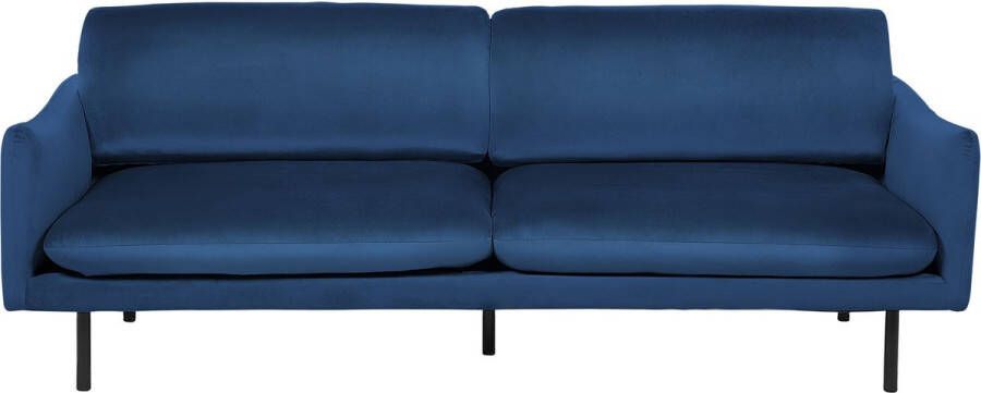 Beliani VINTERBRO Living Room Set Blauw Fluweel
