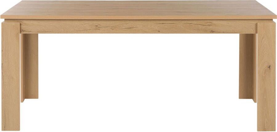 Beliani VITON Eettafel Lichte houtkleur 90 x 180 cm MDF