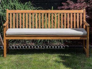 Beliani Vivara Tuinbank-lichte Houtkleur-fsc Gecertificeerd Acaciahout