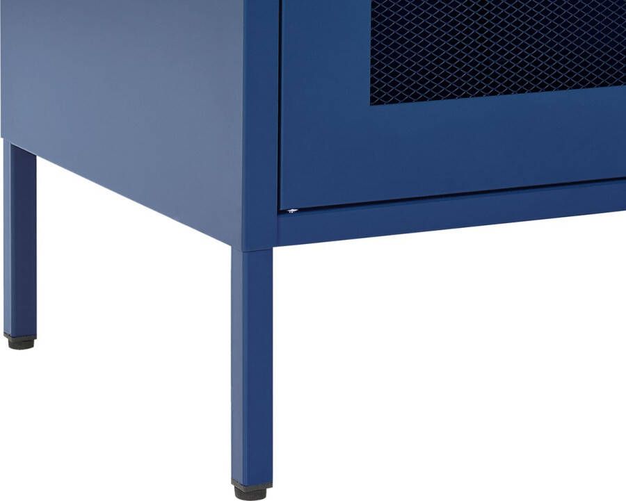 Beliani WAKATIPU Sideboard blauw Staal
