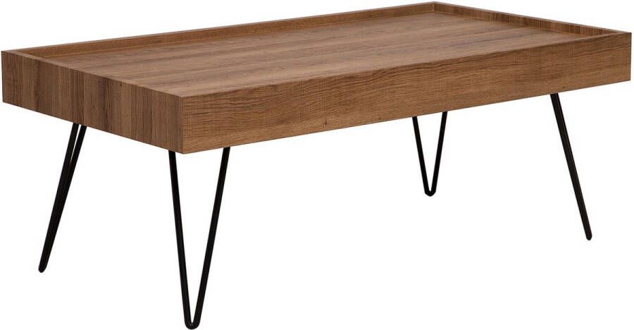 Beliani WELTON Salontafel-Donkere houtkleur-MDF