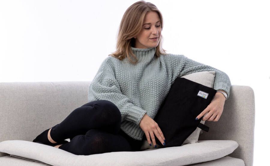 Belieff Cozy Elektrische Heating 2.0 Tot 50 Graden Warmtekussen Oplaadbaar Draadloos – Powerbank Multifunctioneel Upgrade aan een deken Zwart