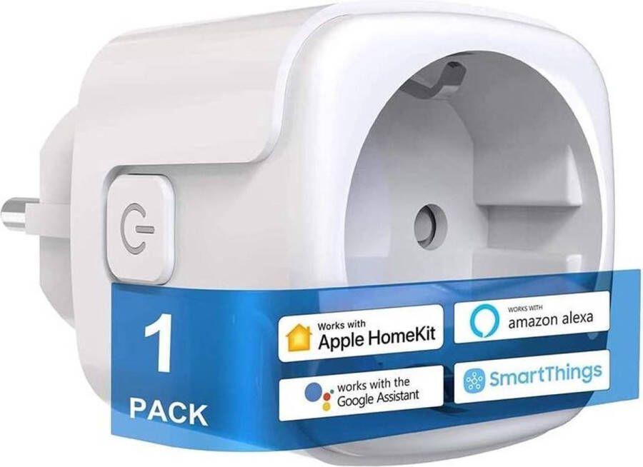 BELIFE Geschikt voor Apple Homekit Smart Plug Werkt alleen met Apple Homekit- Wall Plug Slimme Stekker Apple Homekit