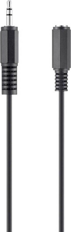 Belkin F3Y112bf3M-P Jackplug Audio Aansluitkabel [1x Jackplug female 3 5 mm 1x Jackplug male 3 5 mm] 3.00 m Zwart