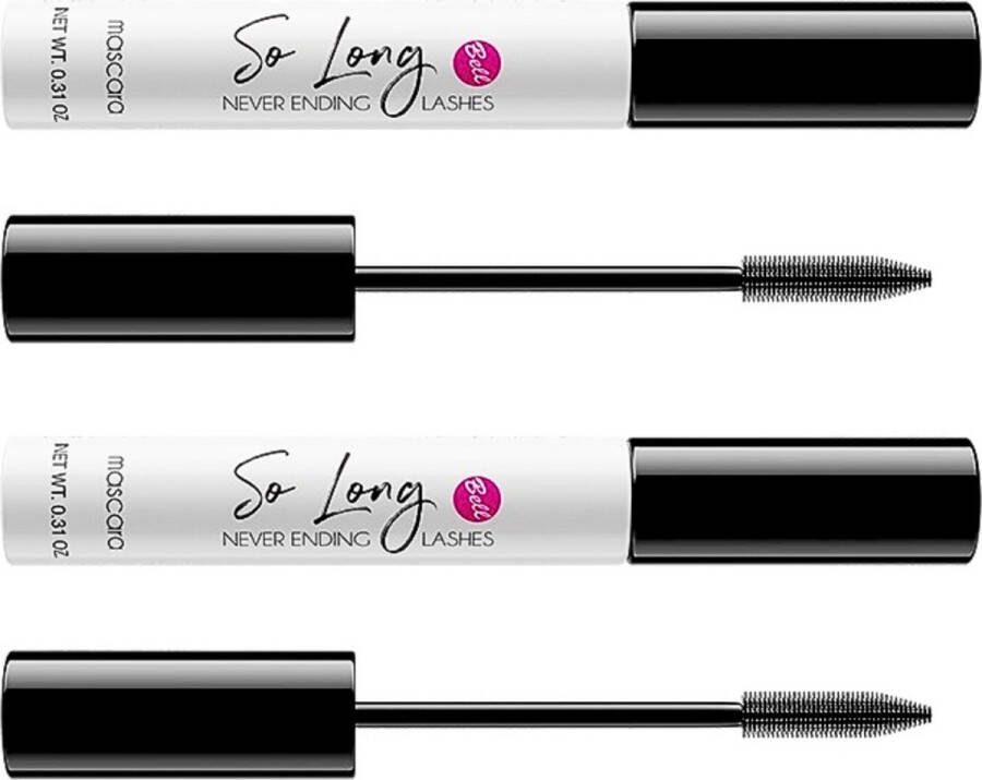 Bell Defines Beauty Bell So Long Never Ending Lashes Mascara Zwart 2 x 9 ml