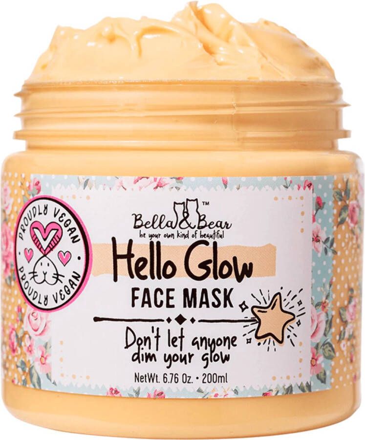 Bella & Beau Bella&Bear Hello Glow gezichtsmasker