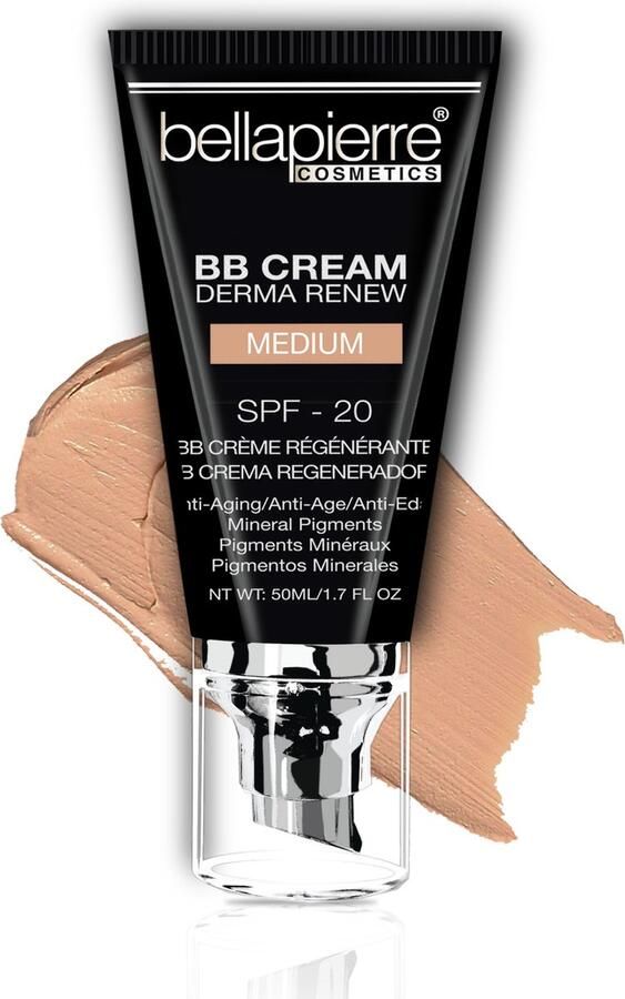 Bellápierre Mineral Make-up Bellápierre Derma Renew BB Cream Medium Anti-Aging foundation Minerale make-up