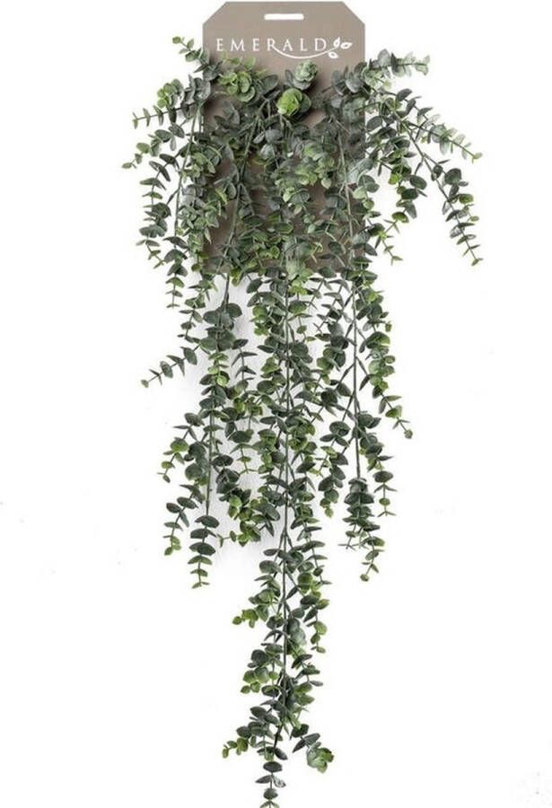 Bellatio Flowers & Plants Groene Eucalyptus kantoor kunstplant hangende tak 75 cm Kantoorplanten kunstplanten nepplanten