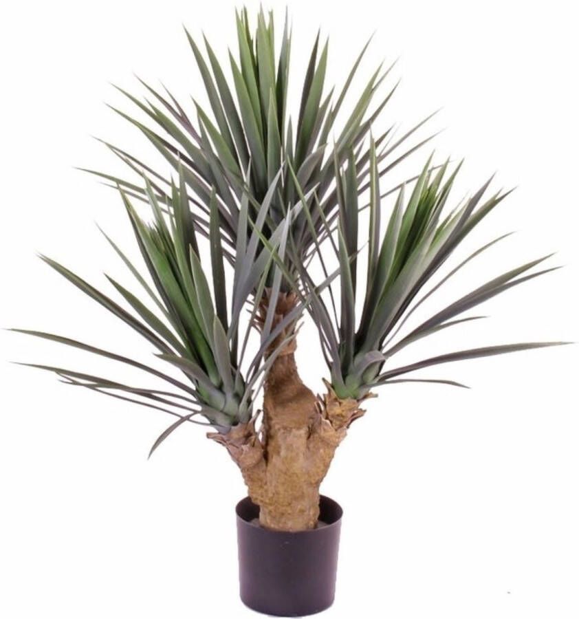 Bellatio Flowers & Plants Kunstplant ï¿½ Yucca voor binnen buiten 90 cm kunst kamerplant