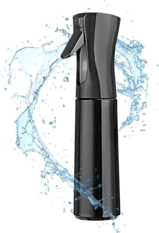 Bellbon Waterspuit 500ml Haar Waterverstuiver Spray Luxe Kappersspuit Mist Plantenspuit Zwart