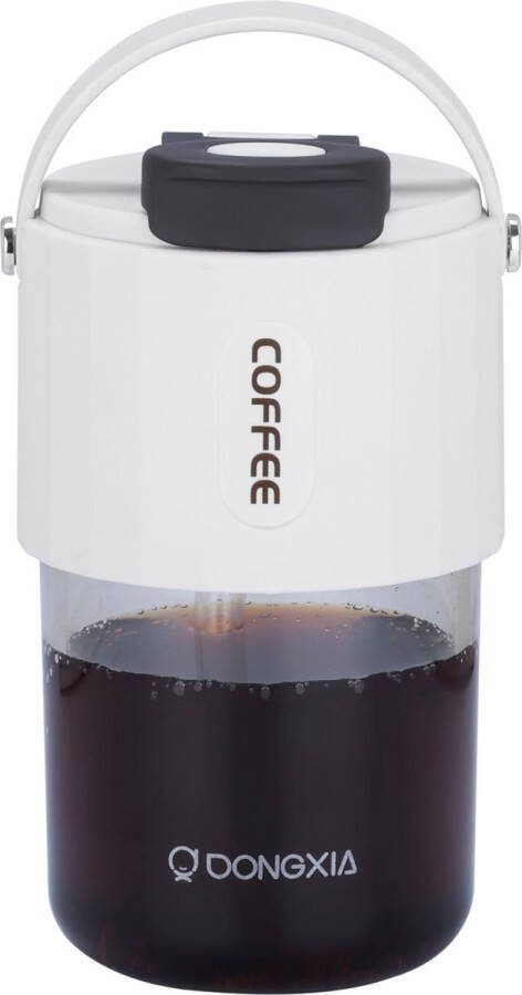 BELLE VOUS Wit Plastic Drinkbeker met Riet en Deksel 400 ml Herbruikbare BPA-vrije Tumbler Lekvrije Dikke Wand Mok voor Ijskoffie Thee Sap Water Smoothies & Andere Hete of Koude Drankjes