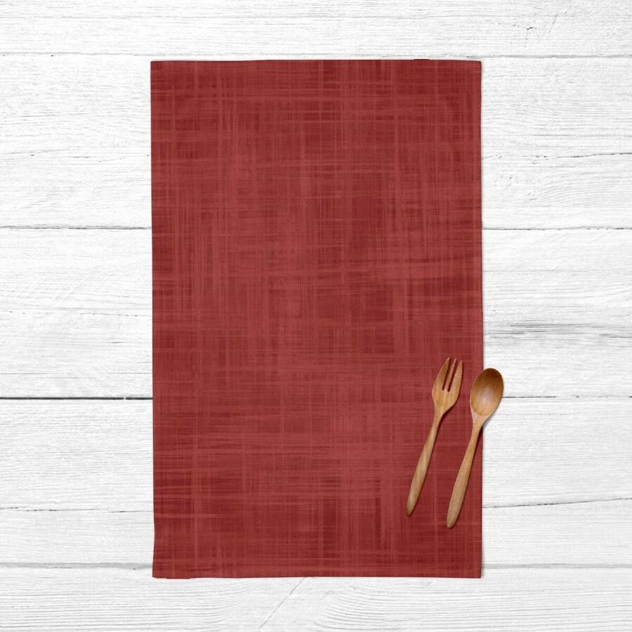 Belum Keukendoek Rood 45 x 70 cm