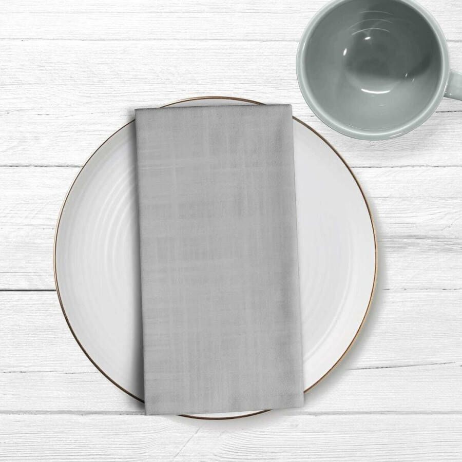 Belum Servetten Gris Grijs 50 x 50 cm