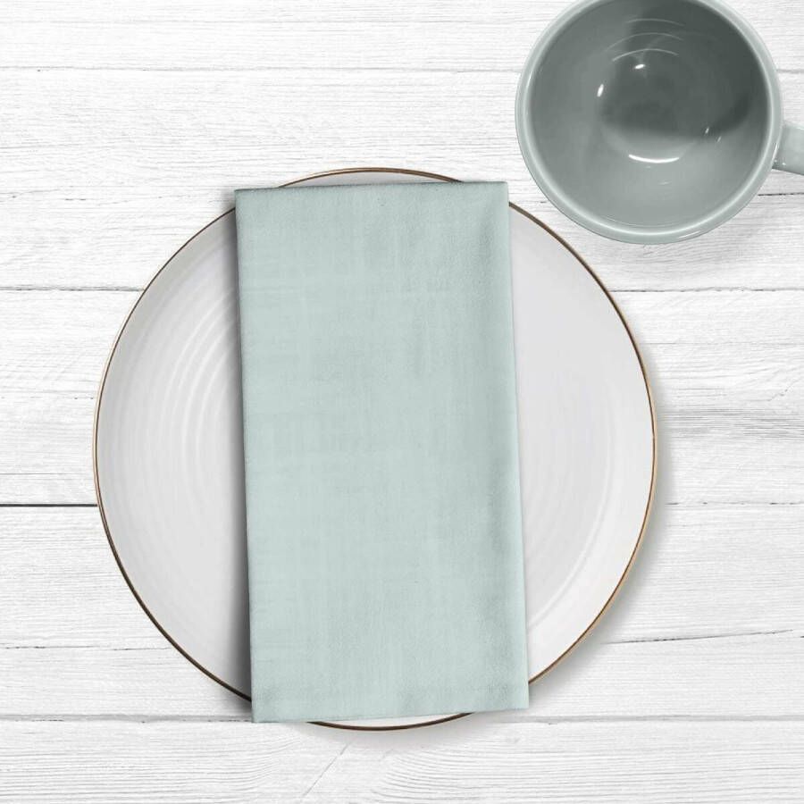 Belum Servetten Verde agua Lichtgroen 50 x 50 cm