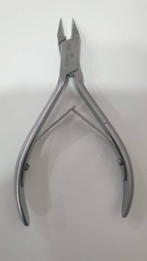 Belux Surgical Instruments Professionele Nagelknipper voor ingegroeide nagels Pedicure Hoektang 13 cm RVS