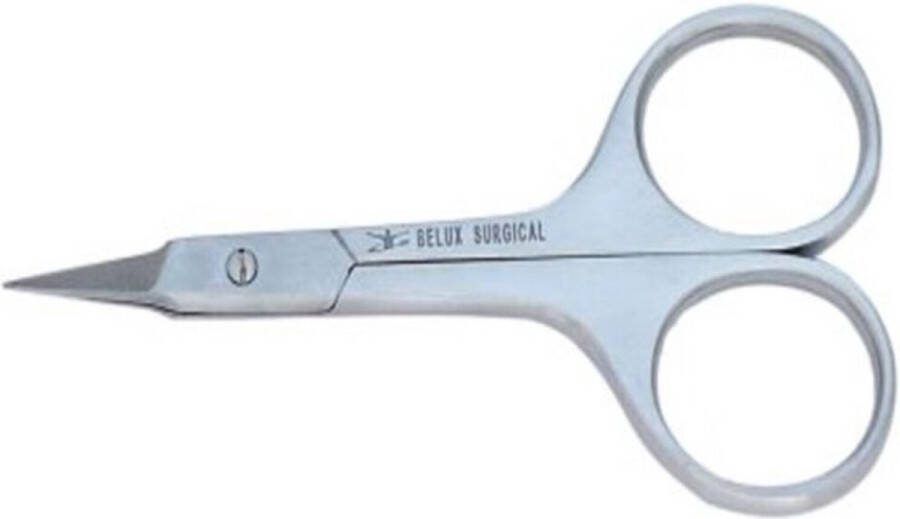 Belux Surgical Instruments SET VAN 2 Professionele Nagelschaar Stevige Nagelschaar voor Nagelhoeken Vingernagels en Teennagels Pedicure Manicure Schaar 9 cm Set van 2