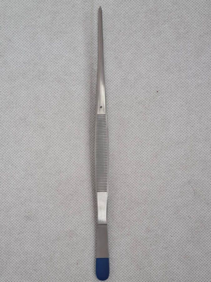 Belux Surgical Pincet chirurgisch 1x2 tanden recht RVS 21cm Kleurcodering