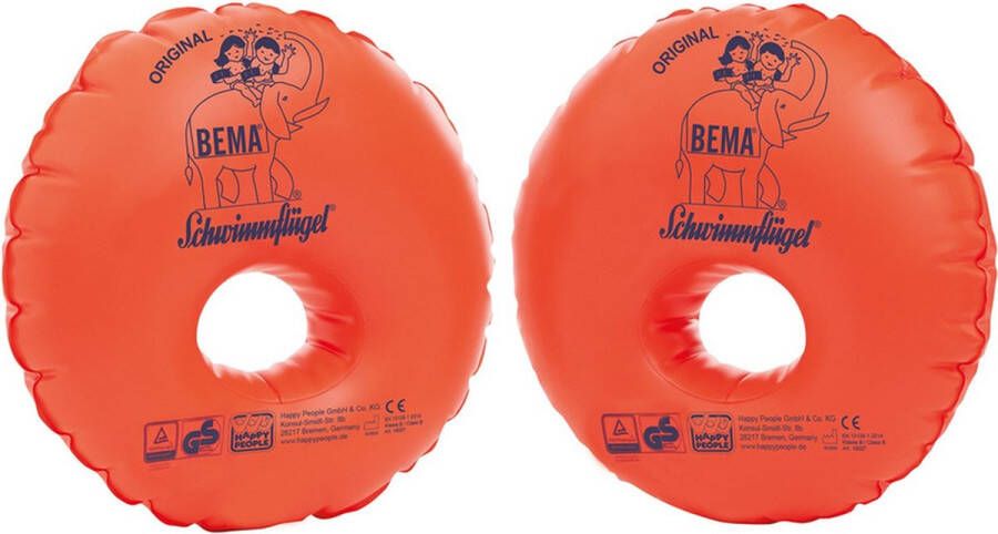 Bema Oranje zwembandjes zwemvleugels duo protect 3-6 jaar Zwemvleugels 18-30 kilo Zwem armbanden