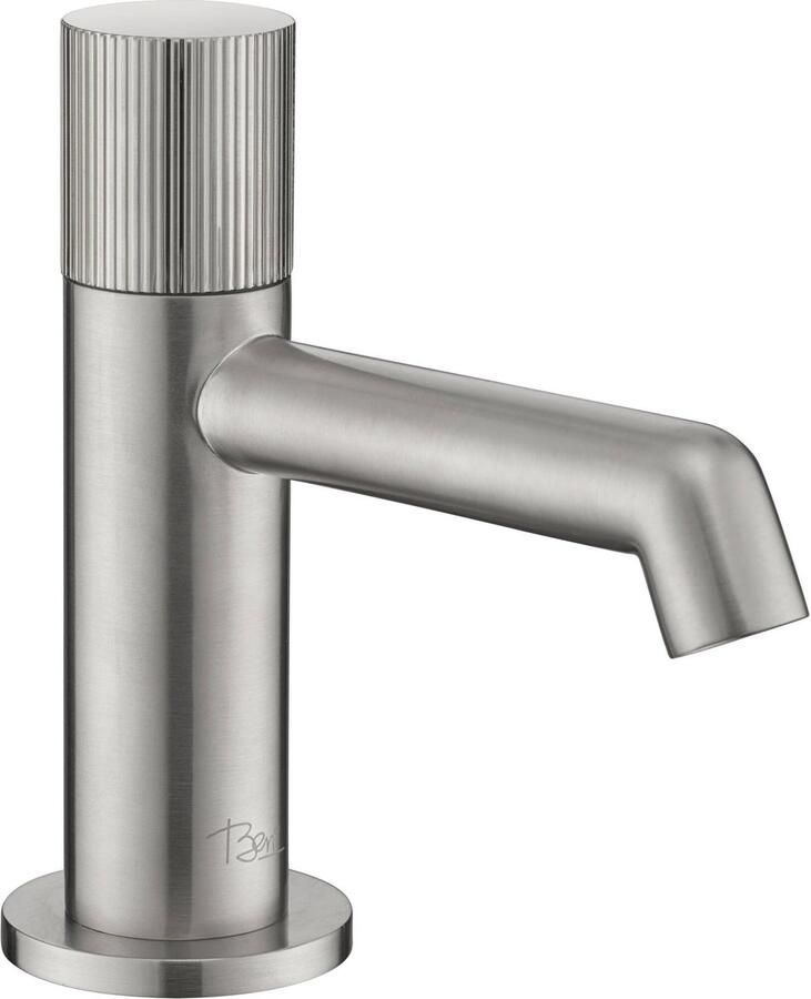 Ben Engraved Line Fonteinkraan 13.20 cm RVS-look Toiletkraan Koudwaterkraan WC Kraan