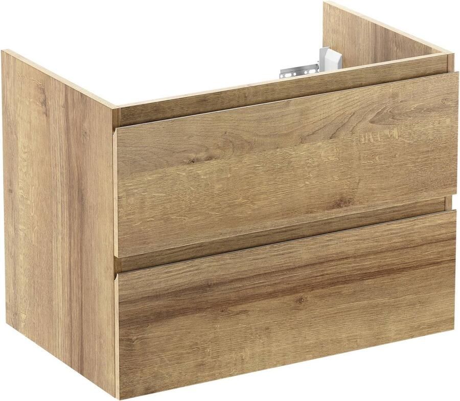 Ben Vario Wastafel Onderkast 80x51 cm Eiken Badkamerkast Wastafelmeubel zonder Uitsparing