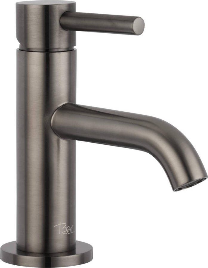 Ben Lavion Fonteinkraan 13.80 cm Zwart Messing Toiletkraan Koudwaterkraan WC Kraan