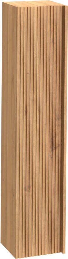 Ben Linea Badkamerkast 36x32x170 cm Eiken Naturel Kolomkast Badkamer Hoog Opbergkast