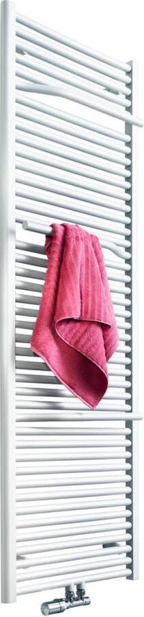 Ben Lineos Handdoekradiator met Handdoekhouder 1099W 60x177.5 cm Wit Verwarming Badkamer Handdoekrek Radiator
