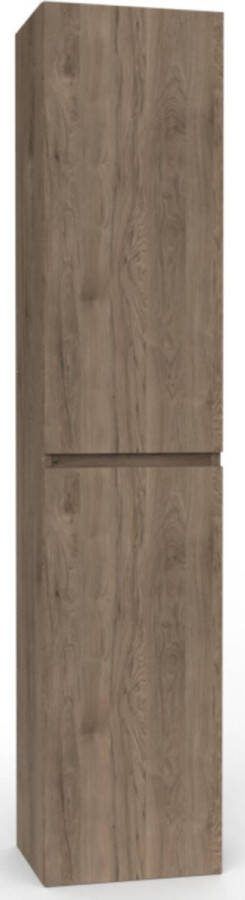 Ben Tendenza Badkamerkast 35x29x165 cm Congo Bruin Kolomkast Badkamer Hoog Opbergkast