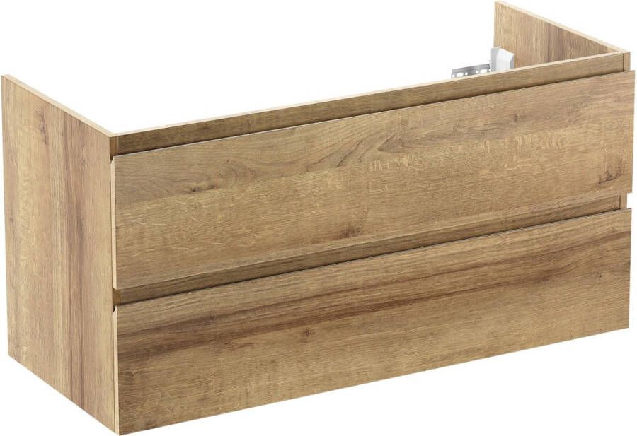 Ben Vario Wastafel Onderkast 120x51x60 cm Eiken Badkamerkast Wastafelmeubel met Uitsparing