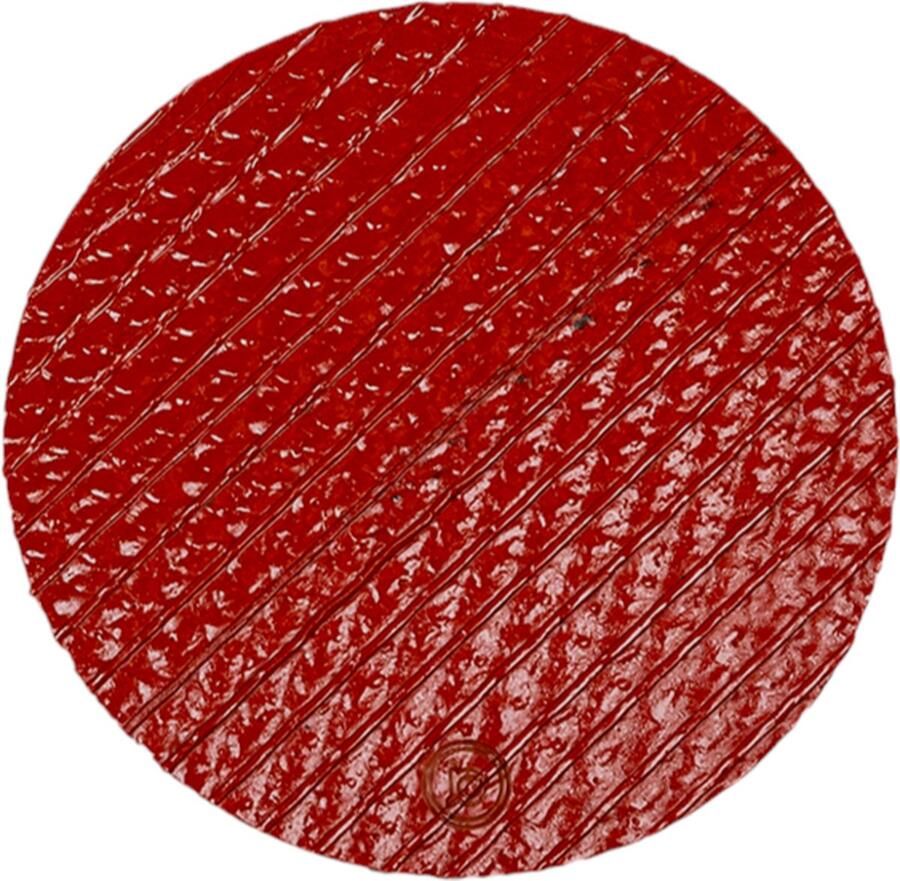 BENDL UPCYCLED onderzetter brandslang ROUND red