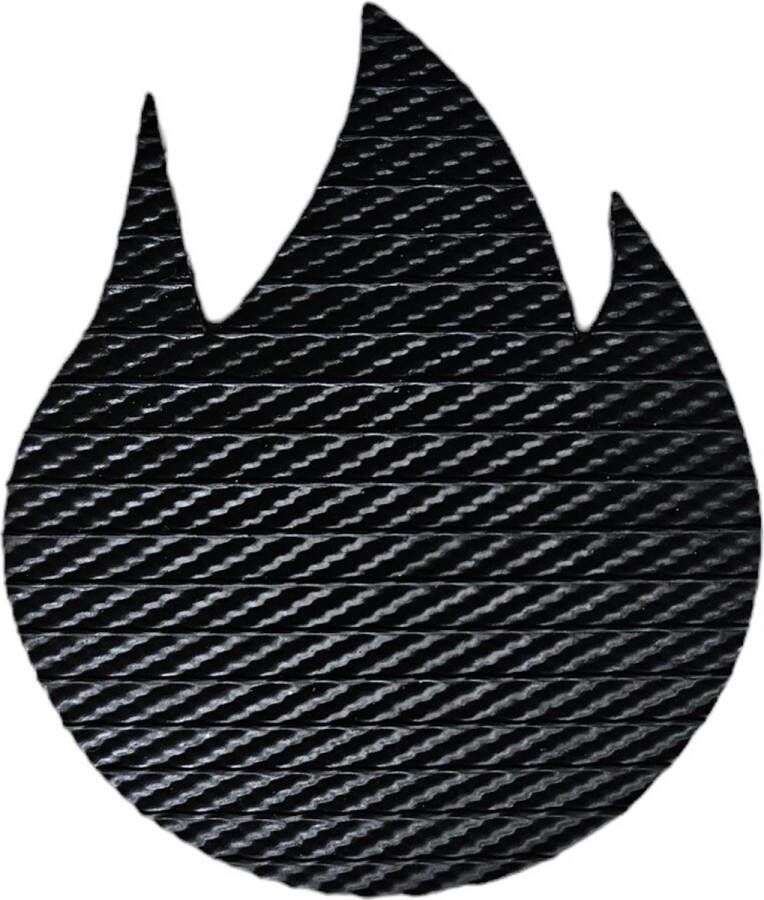 BENDL UPCYCLED onderzetter Brandweer brandslang FIREHOSE FLAME black