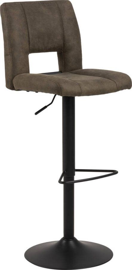 Bendt Barkruk 'Ruth' (zithoogte 62-83cm) kleur Olijfgroen