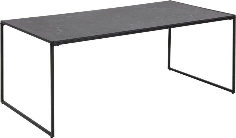 Leen Bakker Salontafel Kilada zwart 48x120x60 cm