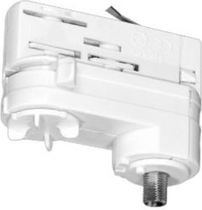 Beneito faure 3 fase rail adapter lampvoet wit