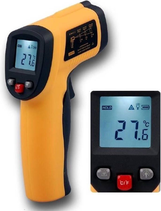 Benetech IR Thermometer -50C tot 450C
