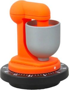 Bengt EK Design Kookwekker Keukenmixer 60 minuten Plastic Oranje