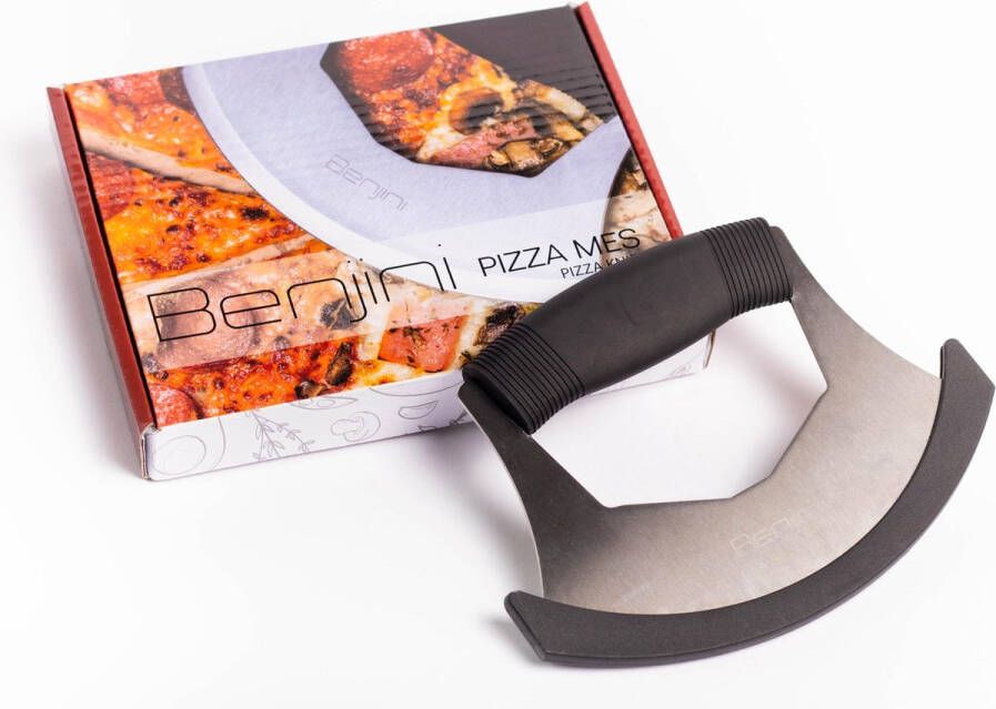 Benjini Pizza snijder Pizza mes Pizza hakmes -Kaas mes Groente snijder Deegsnijder RVS Professioneel
