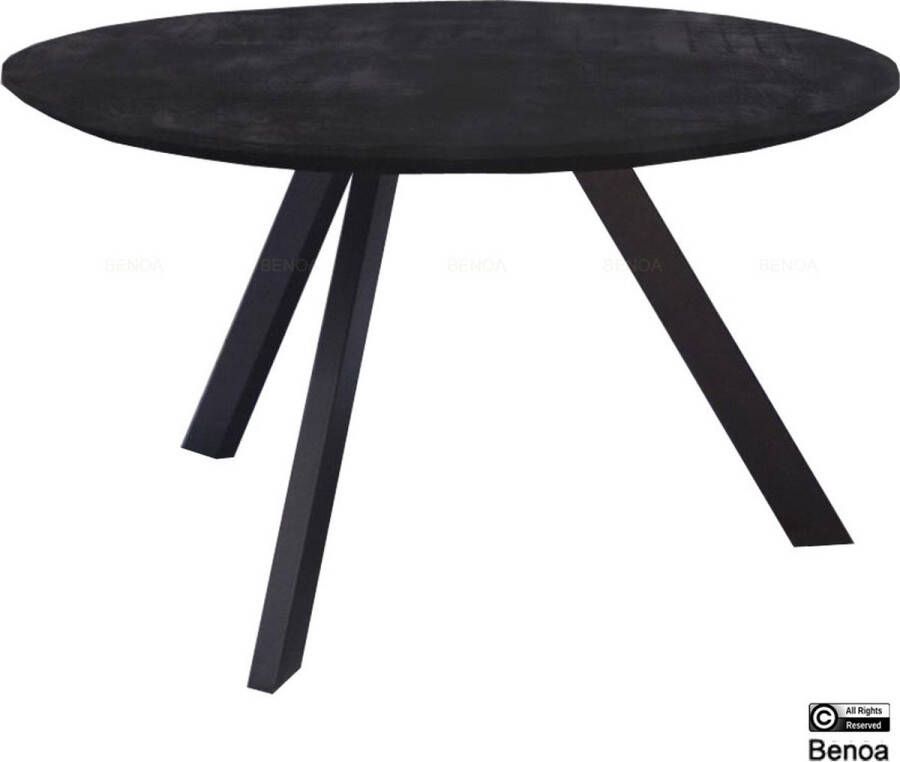 Benoa Berlin Coffee Table Round Black 80 cm