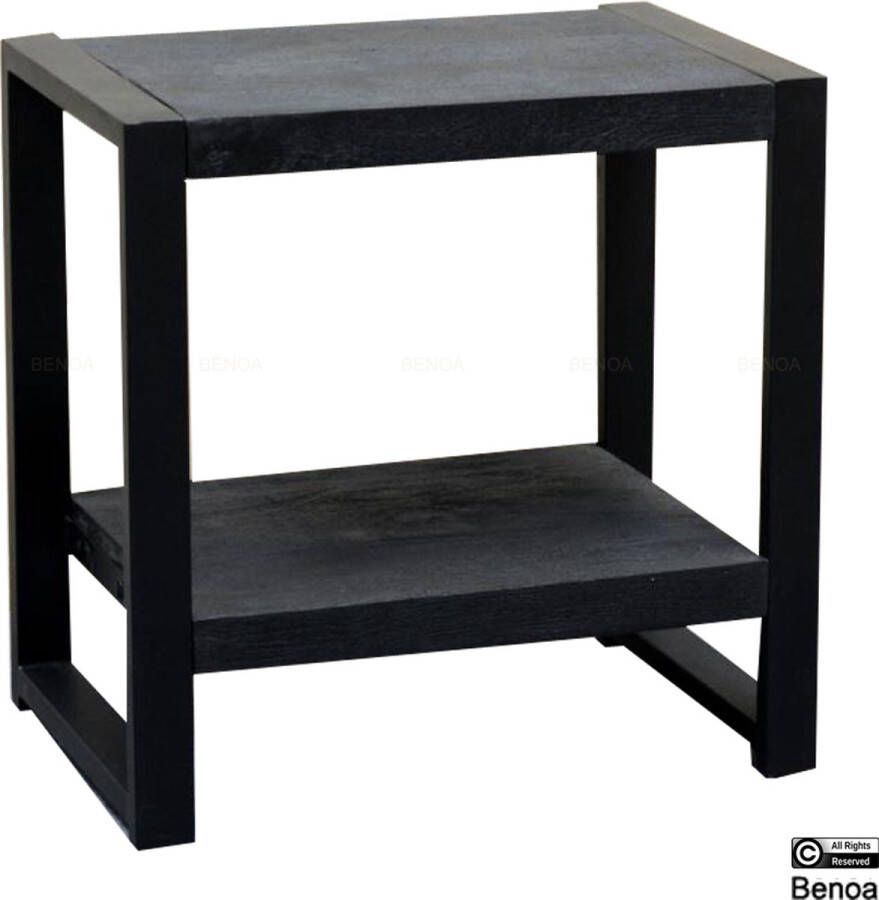 Benoa Britt Bedside Sidetable Black 60 cm