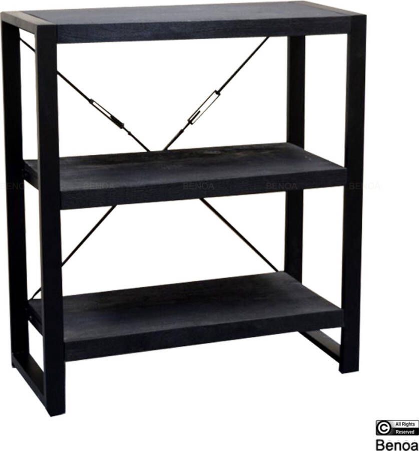 Benoa Boekenkast Britt Zwart 90 cm